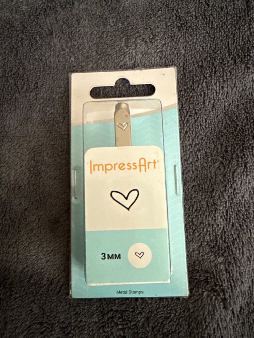 ImpressArt - Whimsy Heart Design Stamp  3mm